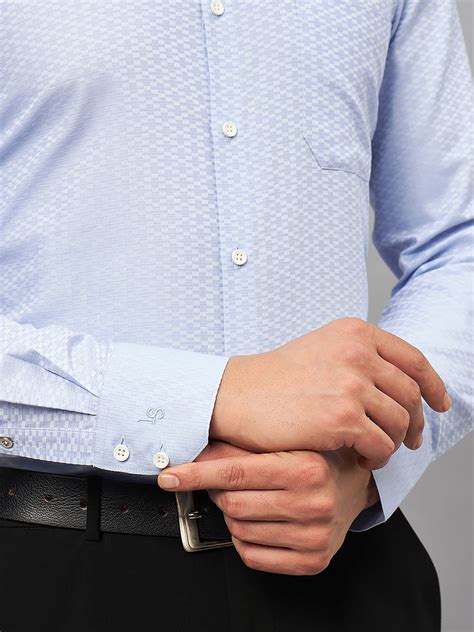 Regular Fit Formal Shirts For Men Perfectly Handfinished Collar & Cuff