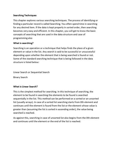 Image result for Searching Methods Computer Science