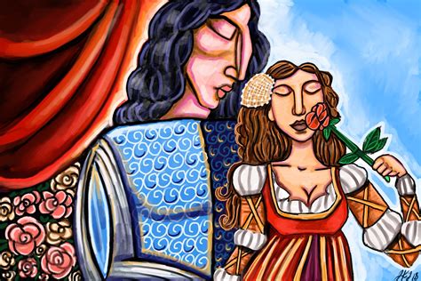 Romeo and Juliet Art Print Shakespeare Romantic art | Etsy