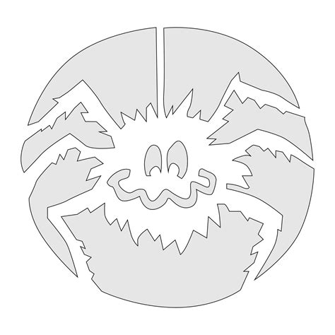 Cute Spider Pumpkin Carving Stencils | Pumpkin carving templates ...