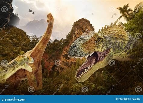 Dinosaur stock illustration. Illustration of natural - 79770202