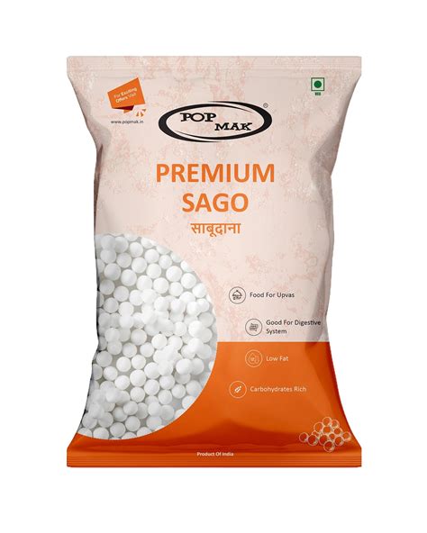 Popmak Premium 100% Natural Gluten-Free Sabudana-Fasting Snack