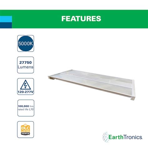 EarthTronics 32-Pack 22.8-in x 10.2-in 27750-Lumen 5000 K Daylight LED ...