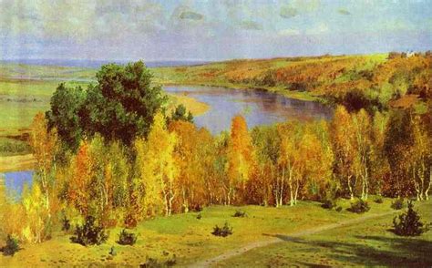 Golden Autumn 1893 Painting | Vasily Polenov Oil Paintings