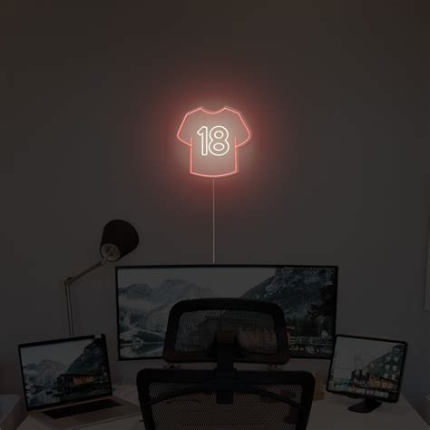 Buy Jersey No.18 Neon Sign Online India – acrylicsheetsindia