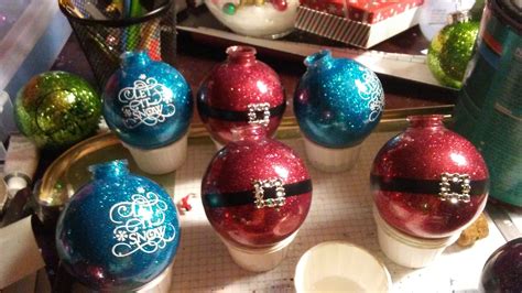 Christmas bulbs.