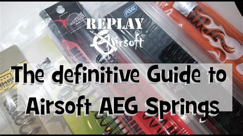 Image result for Airsoft Spring Guide Chart