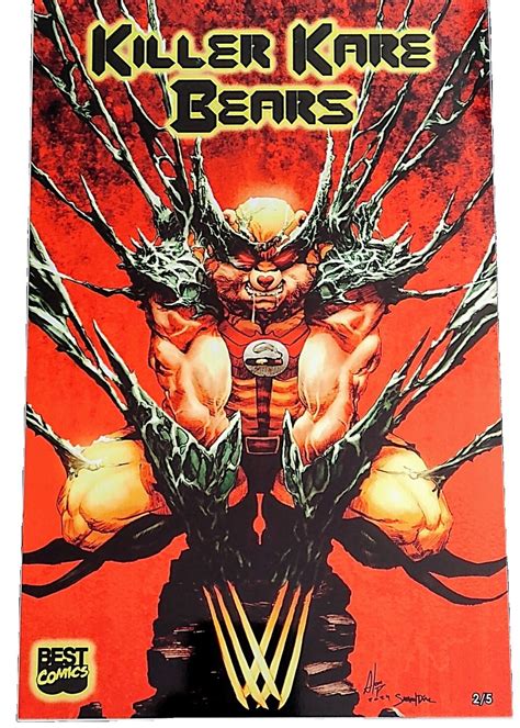 Killer Kare Bears Knullified Wolverine Homage METAL Cover #2/5 NM/M | eBay