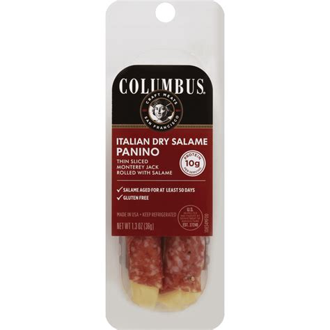 Columbus Italian Dry Salame Panino (1.3 oz) Delivery or Pickup Near Me ...