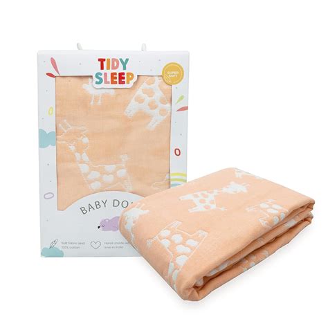 TIDY SLEEP Baby Blankets 6 Layer Wraper 100% Cotton Stroller Cover ...