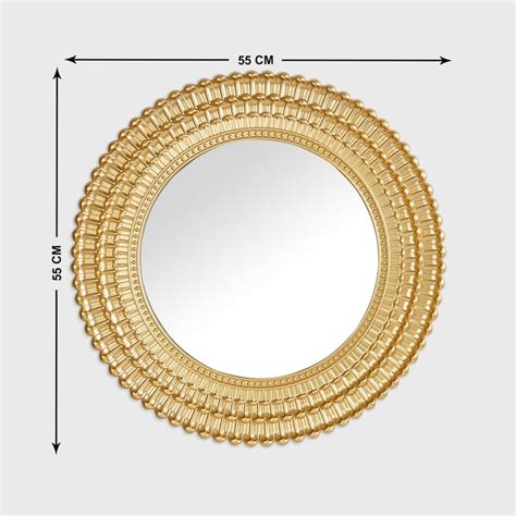 Buy Corsica Reflection Round Decorative Mirror - 54cm from Corsica by ...