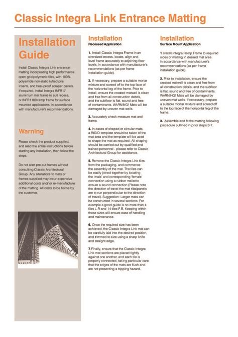 Integra Patios Installation Guide 的图像结果