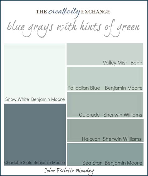 Best Blue Gray Green Paint Colors at Hunter Berry blog
