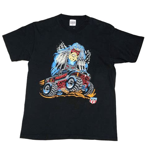 90s MONSTER WARS '93 プレデター ホットロッド Tシャツ 【L】アメコミ | BACK IN THE DAYZ.