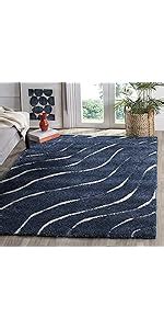 Buy Carpetify Premium Kalin Carpet (Ocean Blue, Acrylic, 6 x 8 ft) for ...