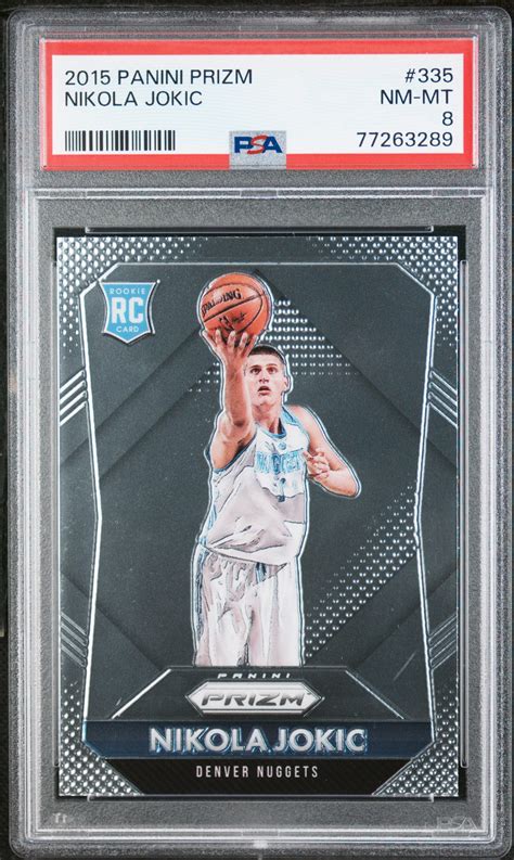 PSA 8 Nikola Jokic 2015 Panini Prizm #335 Rookie Card - Walmart.com