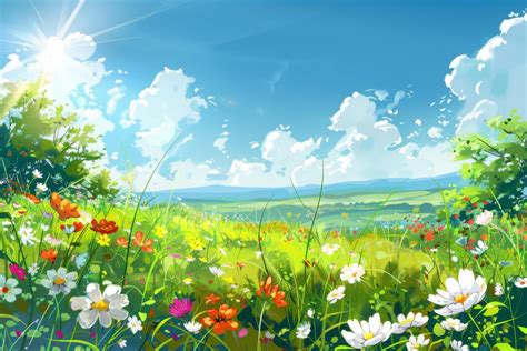 Image result for Spring Cartoon Backdrop