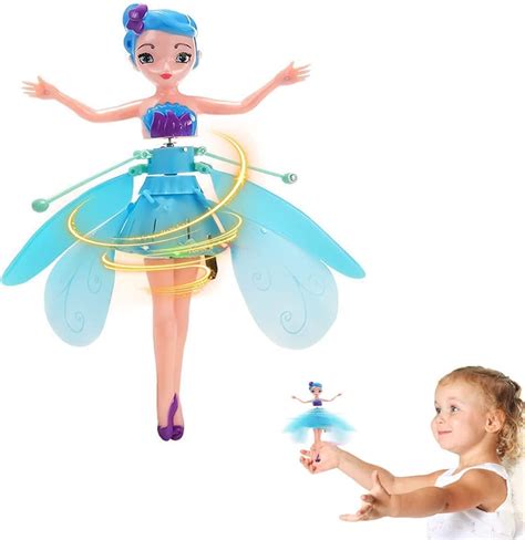 Magical flying fairy princess doll girl's flying fairy doll toy sky ...