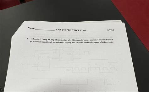 Image result for Mod 6 Synchronous Counter