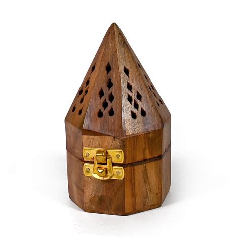 Xelda Wooden Incense Holder with Ash Catcher, Dhoop Stand, Agarbatti ...