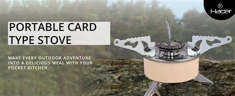 Buy Hacer MA-2023 Gas Powered Portable Card Type Stove for Outdoor ...
