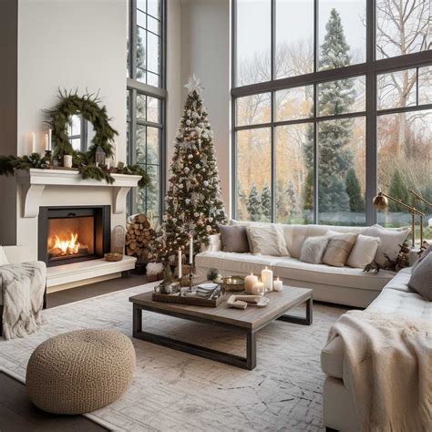 3+ Chic and Cozy Modern Christmas Living Room Decorating Tips