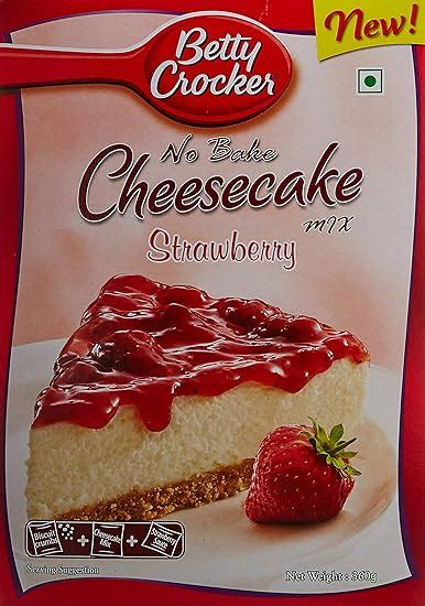 Betty Crocker No Bake Cheese Cake, Strawberry, 360g: Amazon.in: Grocery ...