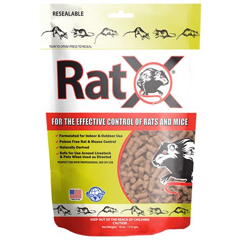 RatX Rodent Control Pellets, Rat and Mouse Killer, 18 oz - Walmart.com