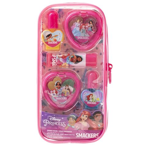Buy Lip Smacker Disney Princess Pouch Makeup Set And Bag For Girls ...