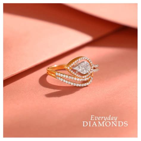 Buy Real Diamond Ring Online | Real Diamond Ring by Manubhai.