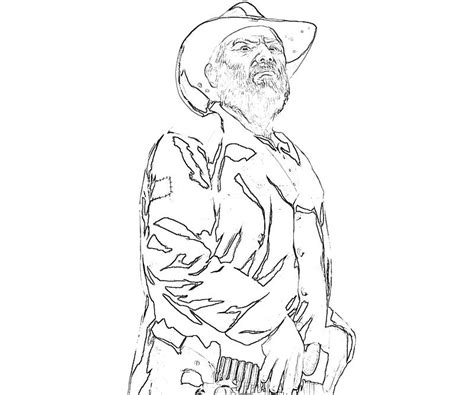 Red Dead Redemption - Free Coloring Pages