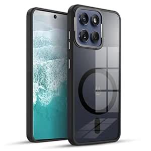 KARWAN Translucent Hybrid Back Case Cover Compatible with Moto Edge 60 ...