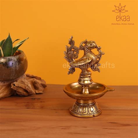 Brass Annam Bird Oil Diya Lamp – Ekaa Handicrafts