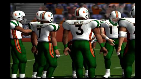 NCAA Football 2002 #2 Miami Hurricanes vs #1 Florida Gators - YouTube