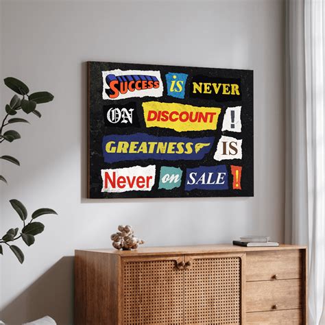 Priceless Success Canvas Wall Artwork Online – Aesthesy