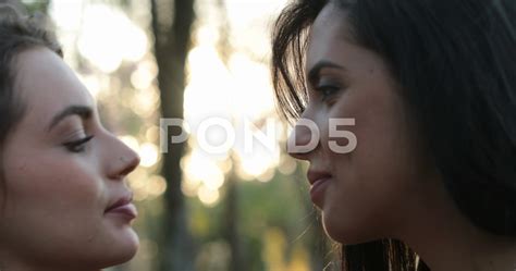 Girls French Kiss Tongue Party