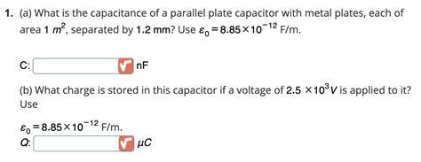 Image result for Capacitance Formula Parallel Plate