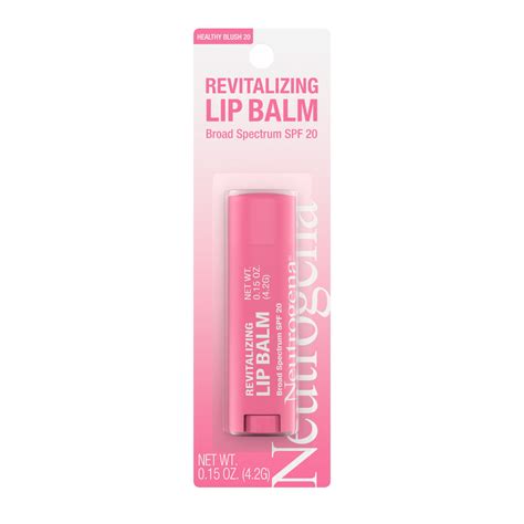 Neutrogena Revitalizing Tinted Lip Balm, SPF 20, Sheer Healthy Blush ...