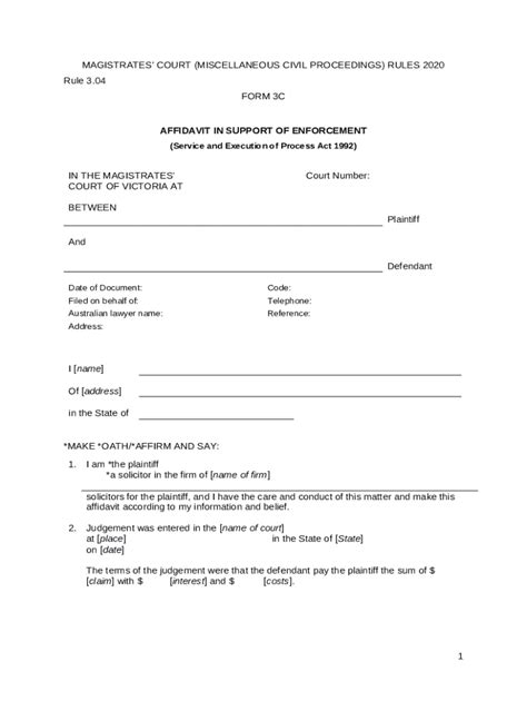 Image result for Blank of Service of Process Form