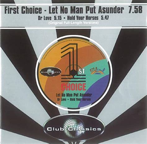 Let No Man Put Asunder: First Choice: Amazon.in: Music}