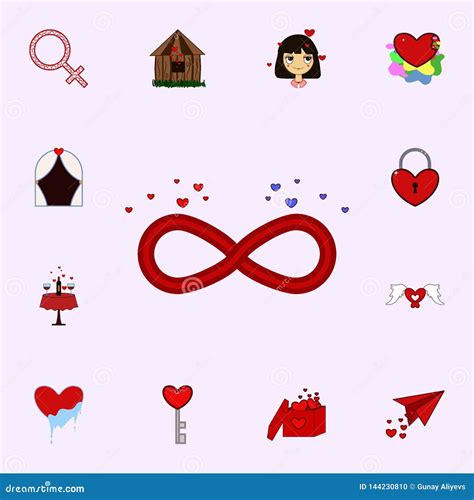 Infinity, Love, Symbol, Valentine S Day Icon. Love Icons Universal Set for Web and Mobile Stock ...