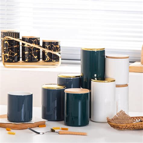 ⚡️Buy Maxbell 3x Kitchen Canister Pots Storage Containers Jars for ...