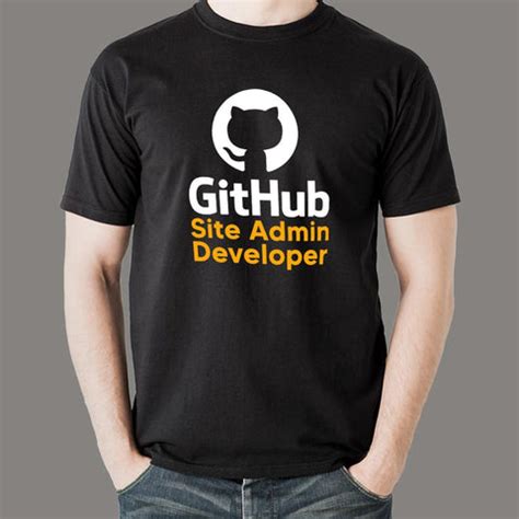 GitHub Site Admin Developer Men’s Profession T-Shirt – TEEZ.in