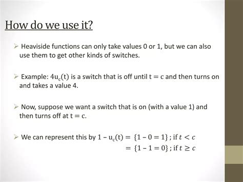 Heaviside's function | PPTX
