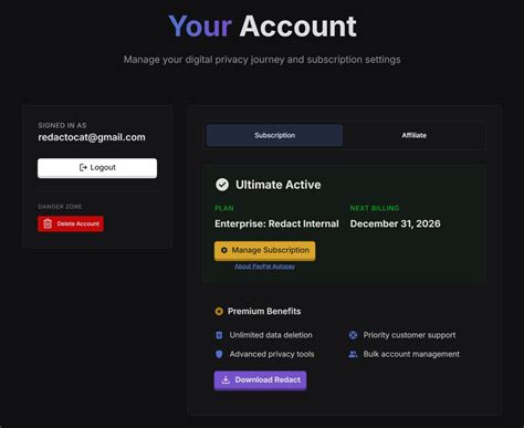 How To Delete Your Redact.dev Account