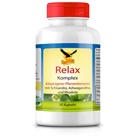 Relax Komplex mit Ashwagandha, Rhodiola & Schisandra