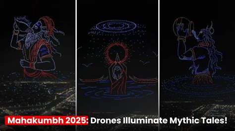 Mahakumbh 2025: Spectacular Drones Reveal Mythic Tales!