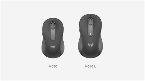 Logitech M650 Wireless Mice - Small, Large, Left Handed Mouse