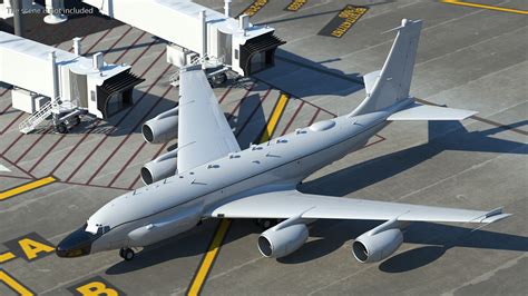 3D Boeing RC-135 Large Reconnaissance Aircraft model | 3D Molier ...