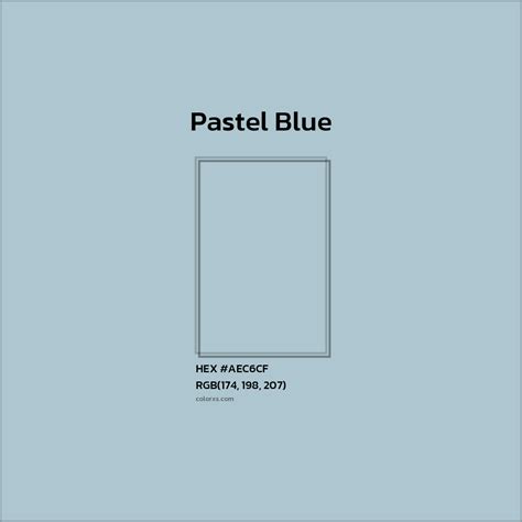 About Pastel Blue - Color codes | Matching colors and paints - colorxs.com